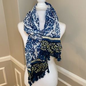 Spartina 449 Blue Paisley Whitaker Scarf - NWT!